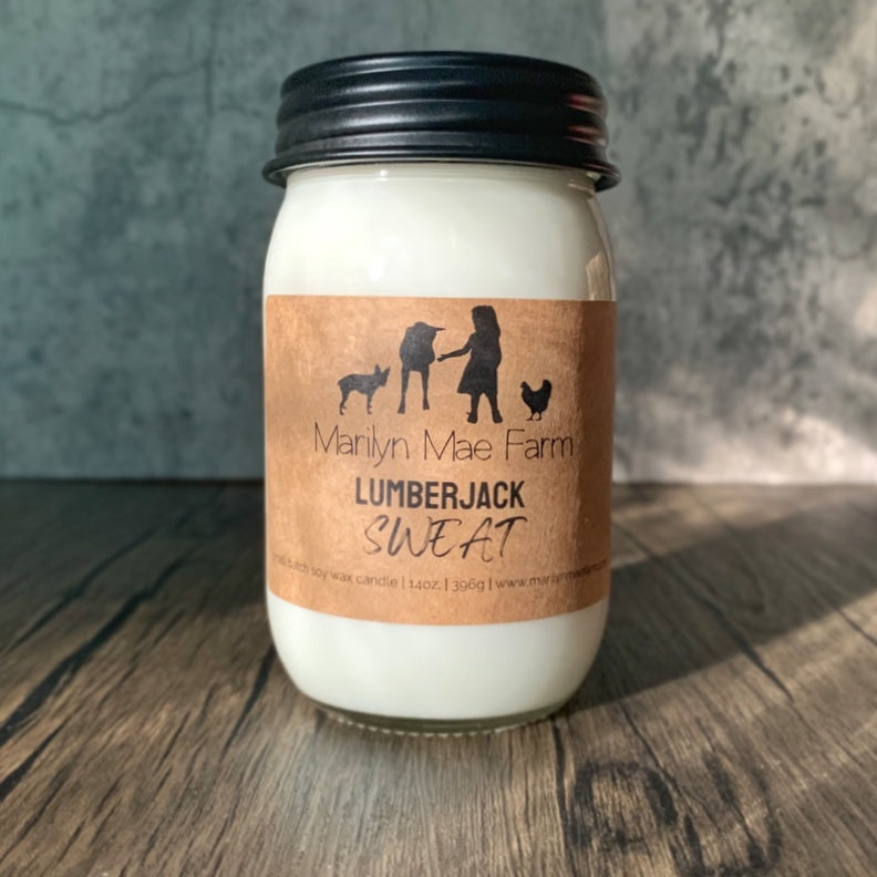 Lumberjack Sweat Soy Candle