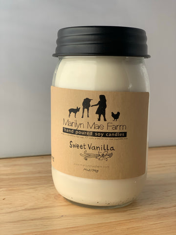 Sweet Vanilla Soy Candle