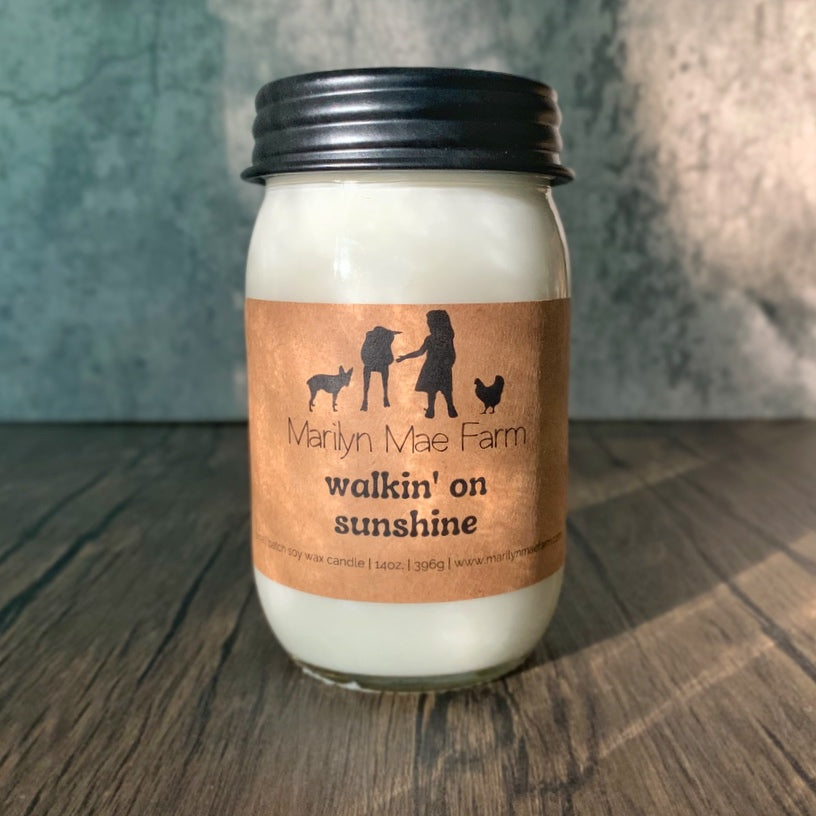 Walkin' on Sunshine Soy Candle